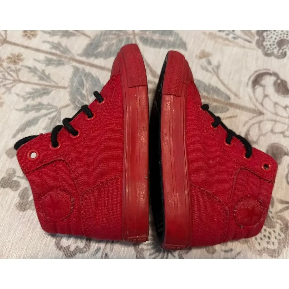 Converse Chuck Taylor All Star Hi Guard Red Toddler Size 7